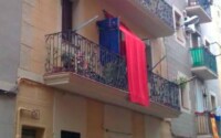 Mestrança 36, Barcelona|Estado inicial de la fachada principal|Fachada principal rehabilitada|Detalle del estado inicial de los balcones|Detalle de los balcones rehabilitados
